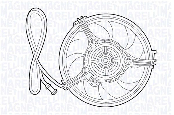 MAGNETI MARELLI Ventilaator,mootorijahutus 069422528010